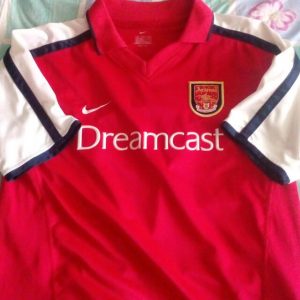 arsenal dreamcast home shirt 2002